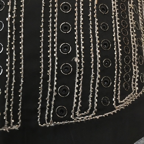 Parker Blair Embellished Black Sleeveless Cami Tank Top Size XS - Picture 5 of 14